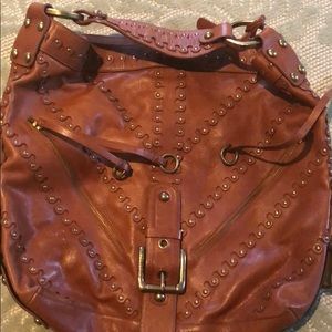 Leather tote